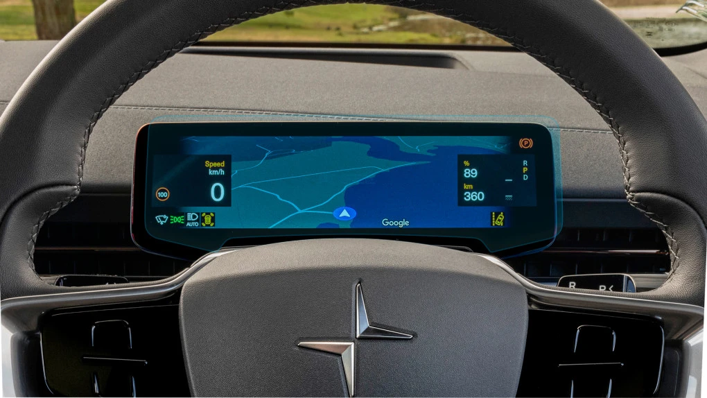 Zaščitno steklo Pixsel za armaturno ploščo POLESTAR 3 - 10“ 2024 -