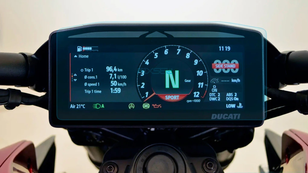 Zaščitno steklo Pixsel za merilnik hitrosti motornega kolesa DUCATI XDIAVEL 2025 + 8.2“