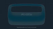 Protective glass Pixsel for rear climate-control DENZA N9 - 9“ 2025 -