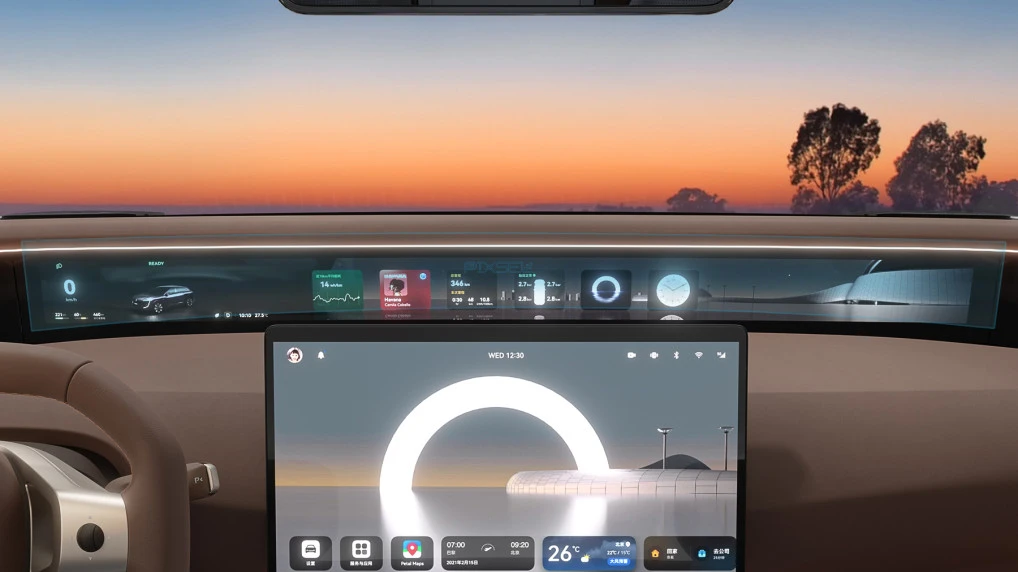 Zaščitno steklo Pixsel za armaturno ploščo AVATR 07 - 37.1“ 2024 -