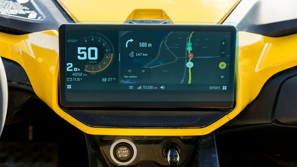 Zaščitno steklo Pixsel za monitor BRP CAN-AM MAVERICK R 2024 + 10.25“