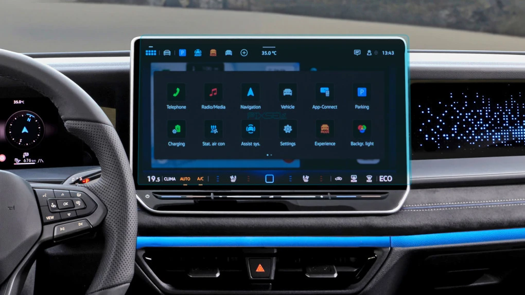 Zaščitno steklo Pixsel za monitor VOLKSWAGEN TAYRON - 16“ 2025 -