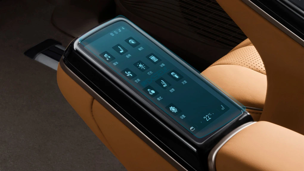 Zaščitno steklo Pixsel za monitor za  naslonjalo za roke DENZA D9 - 7“ 2022 -