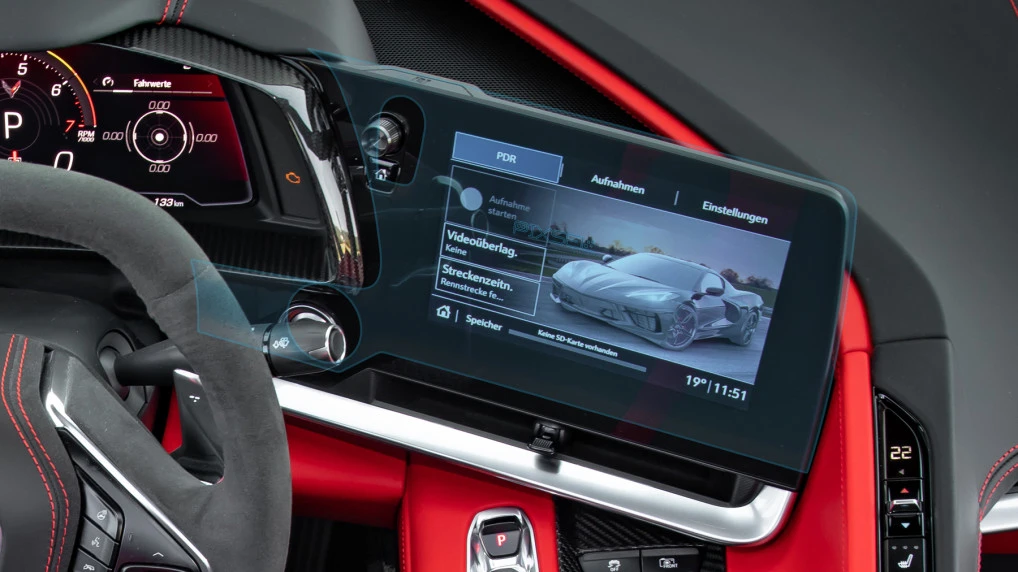 Zaščitno steklo Pixsel za monitor CHEVROLET CORVETTE - 15.8“ 2019 - (C8)