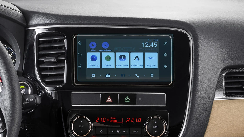 Zaščitno steklo Pixsel za monitor MITSUBISHI OUTLANDER - 8.9“ 2019 - 2022