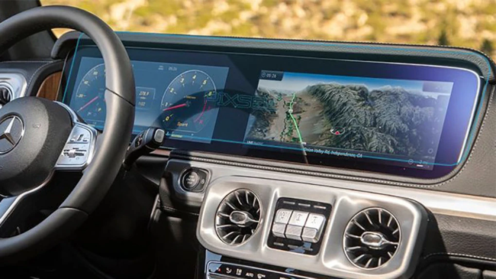 Zaščitno steklo Pixsel za armaturno ploščo MERCEDES BENZ G-CLASS - 28.5“ 2019 - 2024