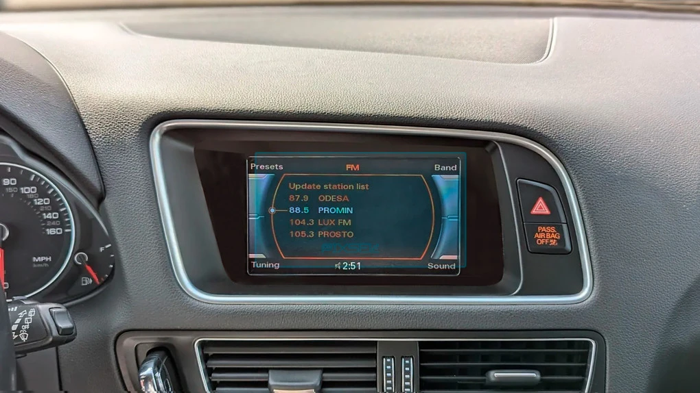 Zaščitno steklo Pixsel za monitor AUDI Q5 / SQ5 - 6.3“ 2012 - 2017