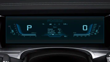 Zaščitno steklo Pixsel za armaturno ploščo KGM TORRES - 13.4“ 2023 -