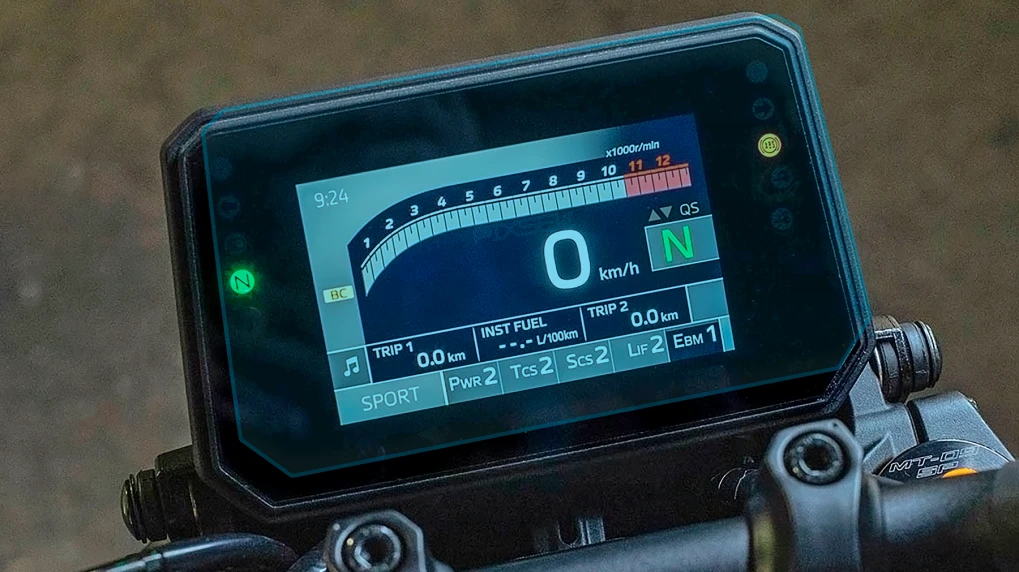 Zaščitno steklo Pixsel za merilnik hitrosti motornega kolesa YAMAHA MT-09SP 2024 - 7.9“