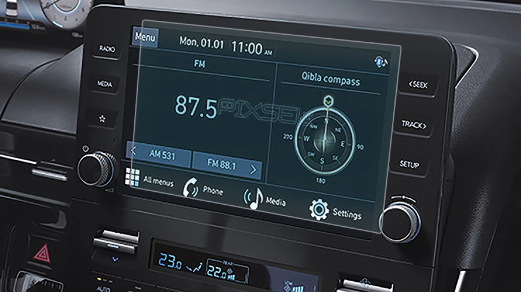 Zaščitno steklo Pixsel za monitor HYUNDAI STARIA - 8.9“ 2021 -