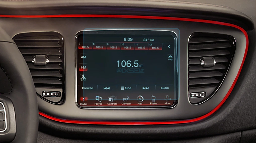 Zaščitno steklo Pixsel za monitor DODGE DART - 8.2“ 2013 - 2016