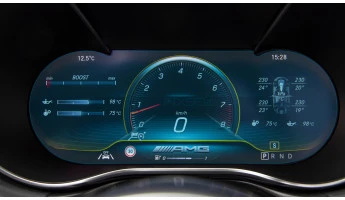 Zaščitno steklo Pixsel za armaturno ploščo MERCEDES BENZ AMG GT 2 DOORS - 12.1“ 2019 - 2022