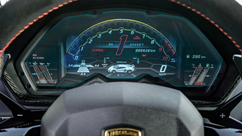 Zaščitno steklo Pixsel za armaturno ploščo LAMBORGHINI AVENTADOR - 13.8“ 2018 -