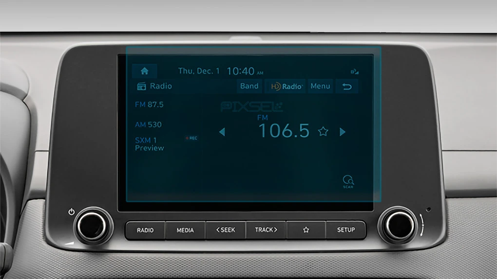 Zaščitno steklo Pixsel za monitor HYUNDAI KONA - 8.9“ 2021 - 2023