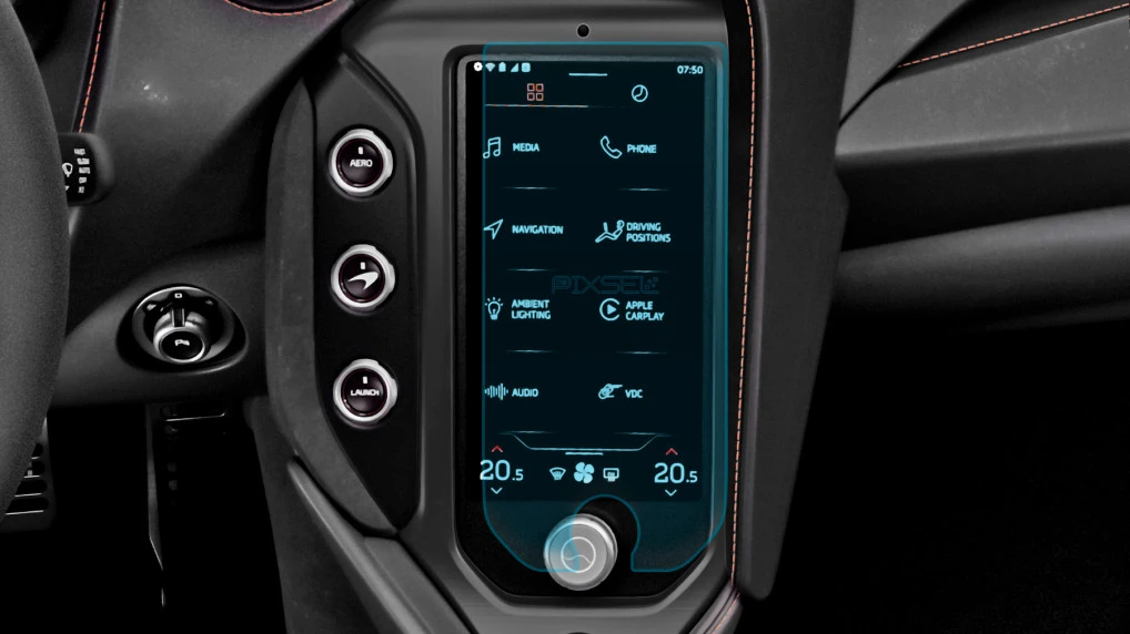 Zaščitno steklo Pixsel za monitor MCLAREN 750S - 9.4“ 2023 -
