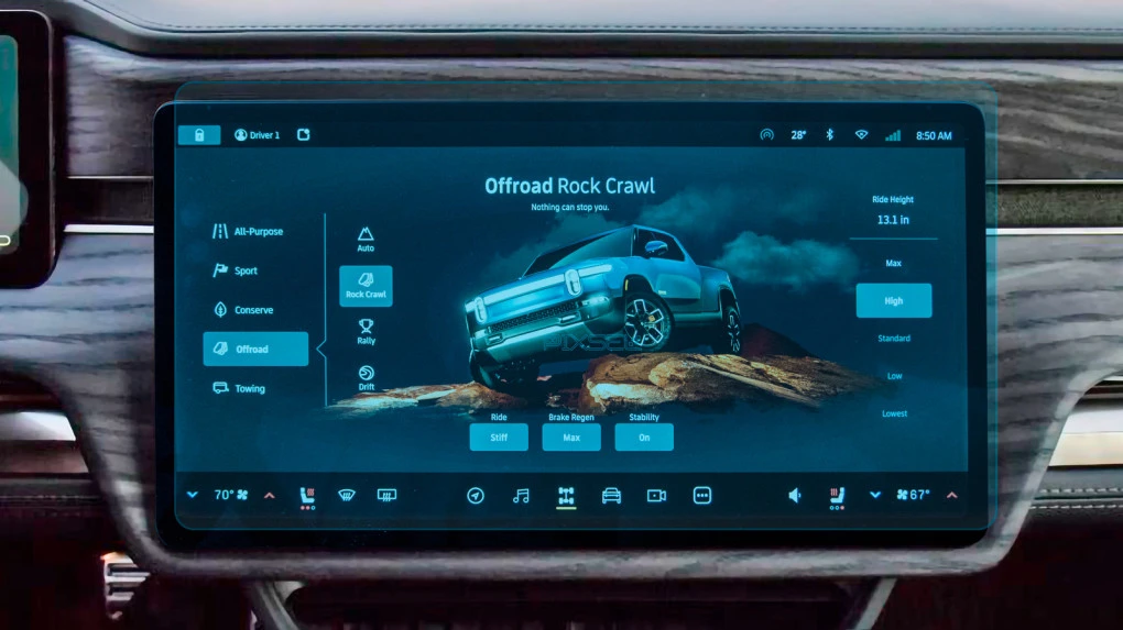 Zaščitno steklo Pixsel za monitor RIVIAN R1S - 16.7“ 2022 -