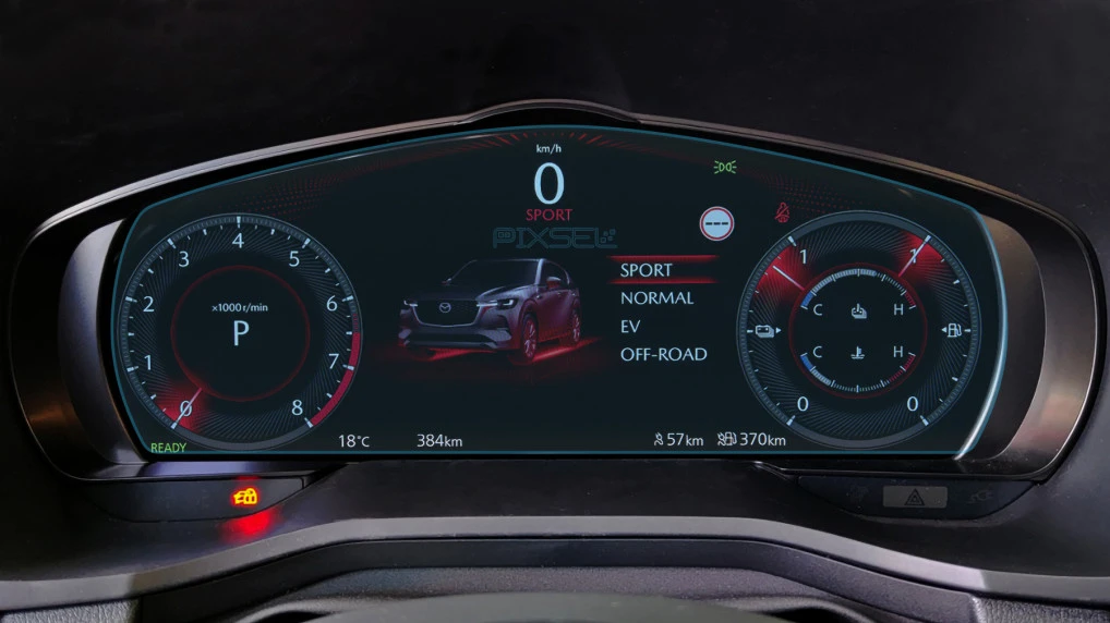 Zaščitno steklo Pixsel za armaturno ploščo MAZDA CX-90 - 12.1“ 2023 -