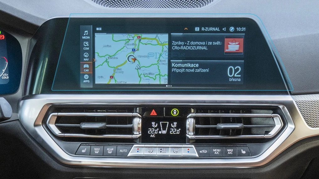 Zaščitno steklo Pixsel za monitor BMW 2 / M2 - 14.2“ 2021 - 2022 (G42, F87, F44)