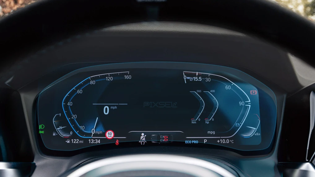 Zaščitno steklo Pixsel za armaturno ploščo BMW 2 / M2 - 14“ 2021 - 2022 (G42, F87, F44)