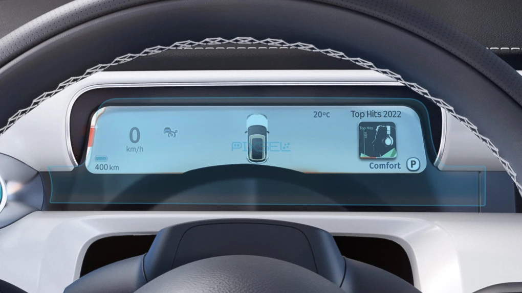 Zaščitno steklo Pixsel za armaturno ploščo SMART #1 - 12“ 2022 -