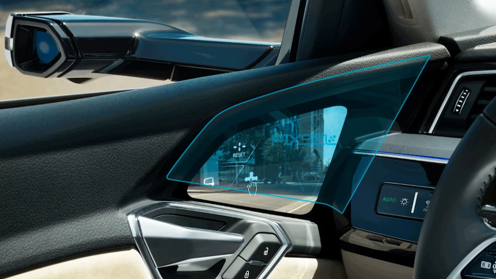Zaščitno steklo Pixsel za ogledalo AUDI Q8 E-Tron - 11.3“x2 2022 - 2025