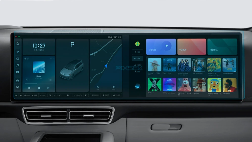 Zaščitno steklo Pixsel za monitor LI AUTO L7 - 29.5“ 2023 -