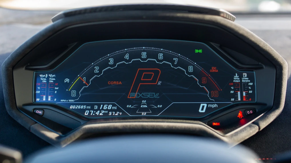 Zaščitno steklo Pixsel za armaturno ploščo LAMBORGHINI HURACAN - 12“ 2022 -