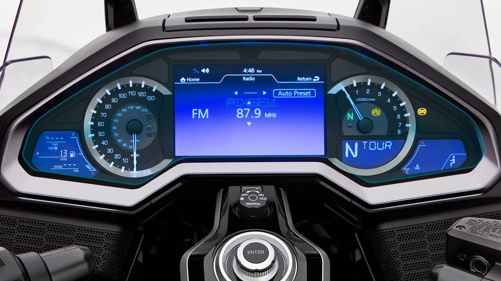 Zaščitno steklo Pixsel za merilnik hitrosti motornega kolesa HONDA GL1800 GOLD WING 2025 - 19.1“