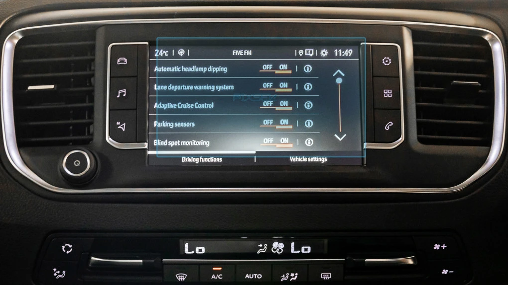 Zaščitno steklo Pixsel za monitor OPEL ZAFIRA LIFE - 6.9“ 2019 - 2023