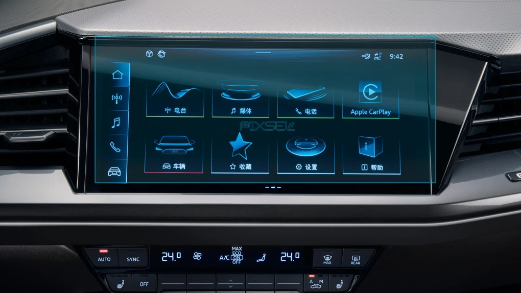 Zaščitno steklo Pixsel za monitor AUDI Q5 E-TRON - 12.4“ 2022 -