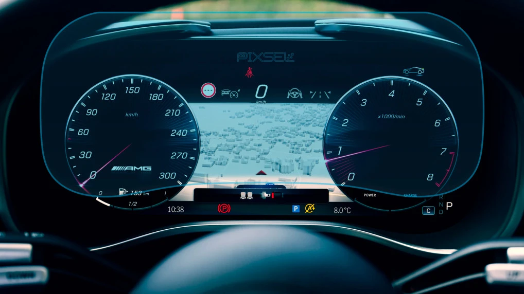 Zaščitno steklo Pixsel za armaturno ploščo MERCEDES BENZ SL-CLASS - 13.5“ 2022 -
