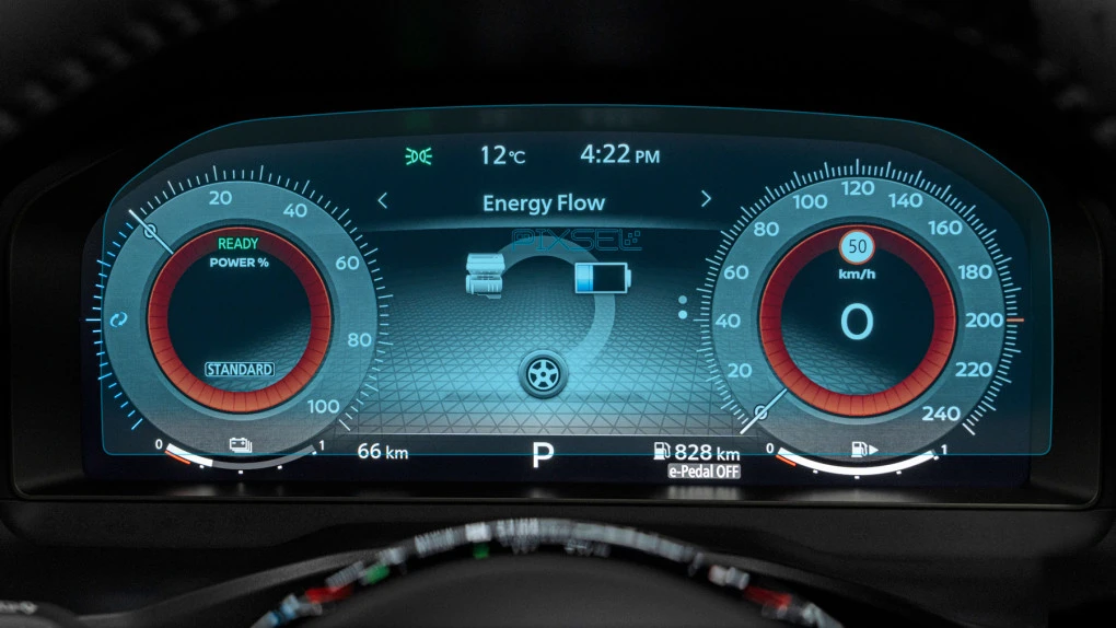 Zaščitno steklo Pixsel za armaturno ploščo NISSAN QASHQAI - 12.1“ 2021 - 2023