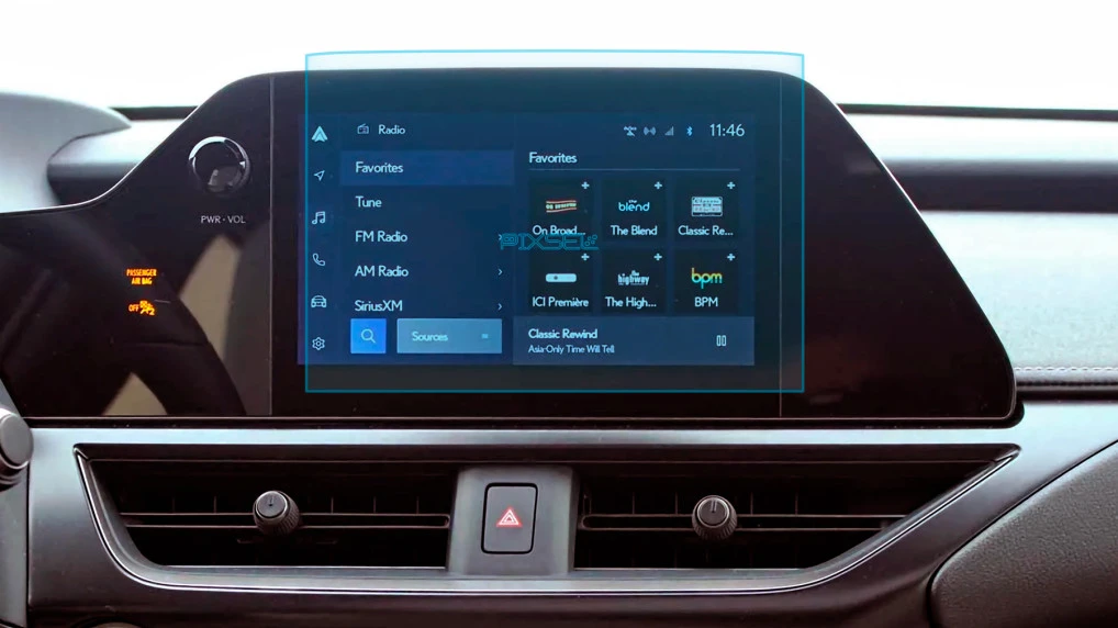 Zaščitno steklo Pixsel za monitor LEXUS UX - 9.3“ 2021 -