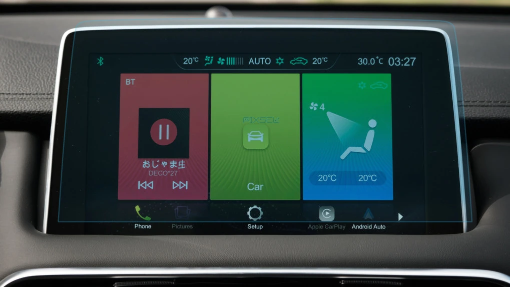 Zaščitno steklo Pixsel za monitor MG HS - 12“ 2018 - 2024