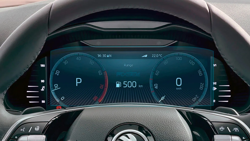 Zaščitno steklo Pixsel za armaturno ploščo SKODA SCALA - 9.9“ 2024 -
