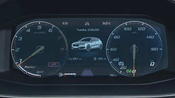 Zaščitno steklo Pixsel za armaturno ploščo CUPRA LEON - 9.9“ 2020 - 2024