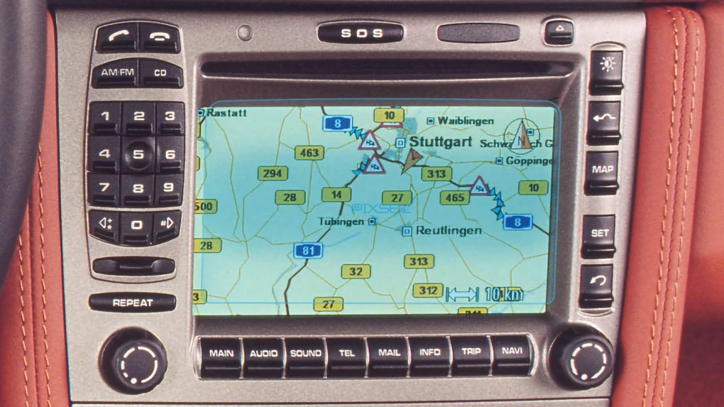 Zaščitno steklo Pixsel za monitor PORSCHE 911 - 5.6“ 2006 - 2008