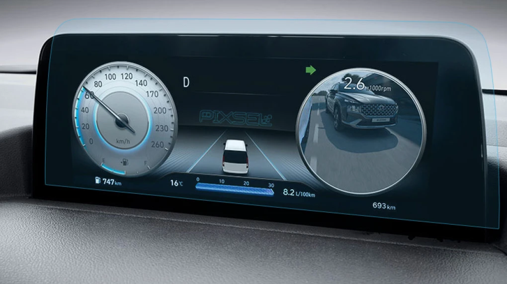 Zaščitno steklo Pixsel za armaturno ploščo HYUNDAI STARIA - 13“ 2021 -