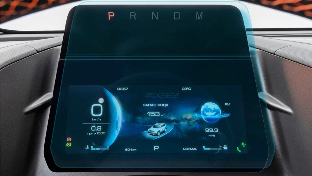Zaščitno steklo Pixsel za armaturno ploščo HAVAL Dargo - 14.9“ 2021 -