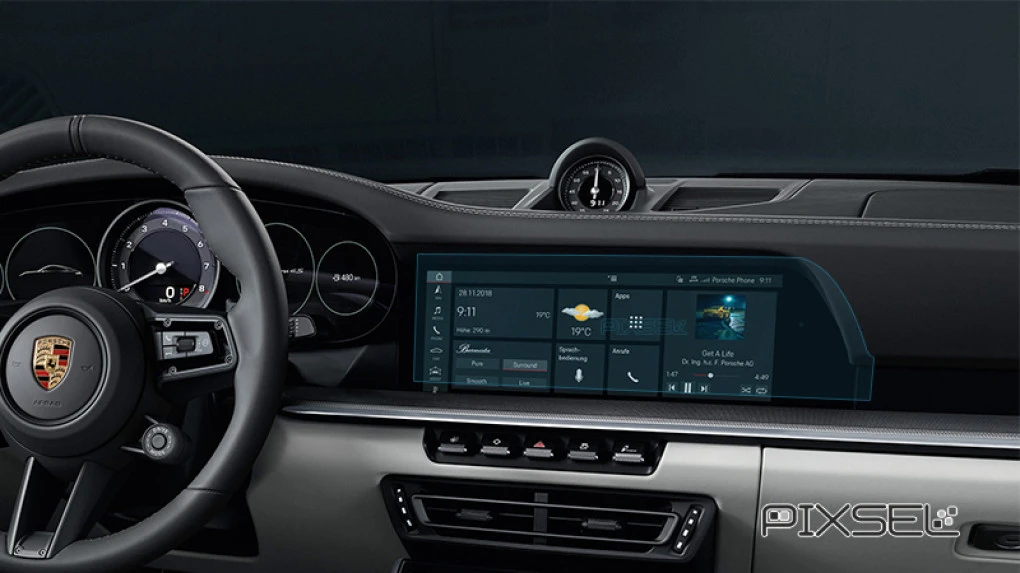 Zaščitno steklo Pixsel za monitor PORSCHE 911 - 13.5“ 2019 - 2024