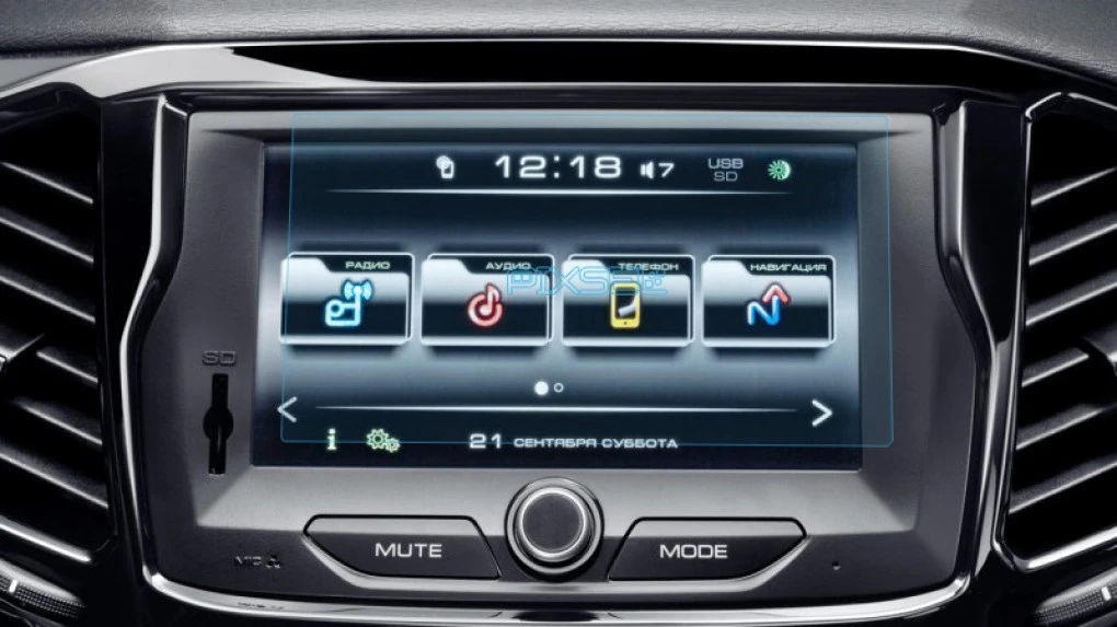 Zaščitno steklo Pixsel za monitor LADA VESTA - 6.8“ 2015 - 2022