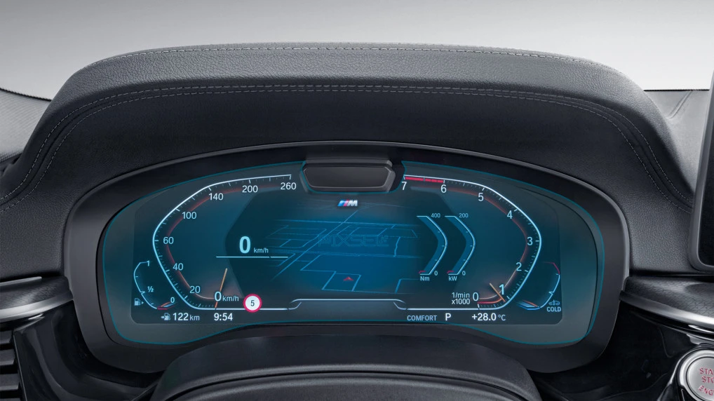 Zaščitno steklo Pixsel za armaturno ploščo s kamero BMW 5 / M5 - 14.3“ 2020 - 2023 (G30, G31, G38, F90)