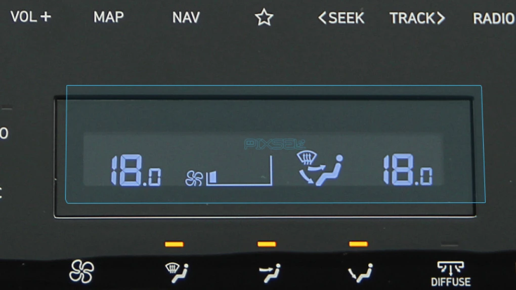 Zaščitno steklo Pixsel za klimatsko napravo HYUNDAI TUCSON - 4.9“ 2020 - 2023
