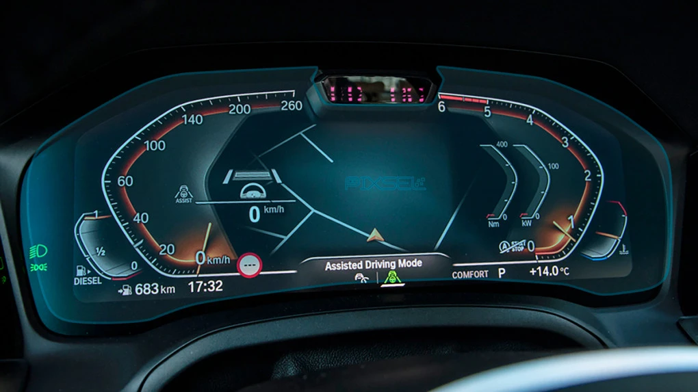 Zaščitno steklo Pixsel za armaturno ploščo s kamero BMW 3 / M3 - 14“ 2019 - 2022 (G20, G21, G80)