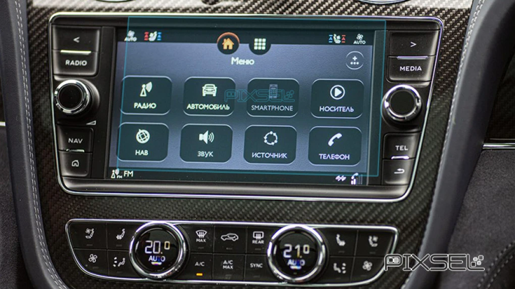 Zaščitno steklo Pixsel za monitor BENTLEY BENTAYGA - 7.9“ 2016 - 2020
