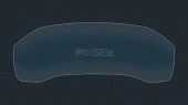 Zaštitno staklo Pixsel za instrument ploču BMW 8 / M8 - 14“ 2018 - (G14, G15, G16 / F91, F92, F93)