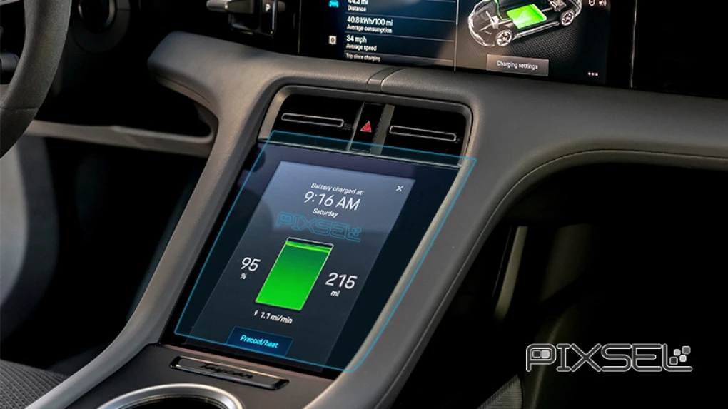 Zaščitno steklo Pixsel za klimatsko napravo PORSCHE TAYCAN - 10.5“ 2020 -