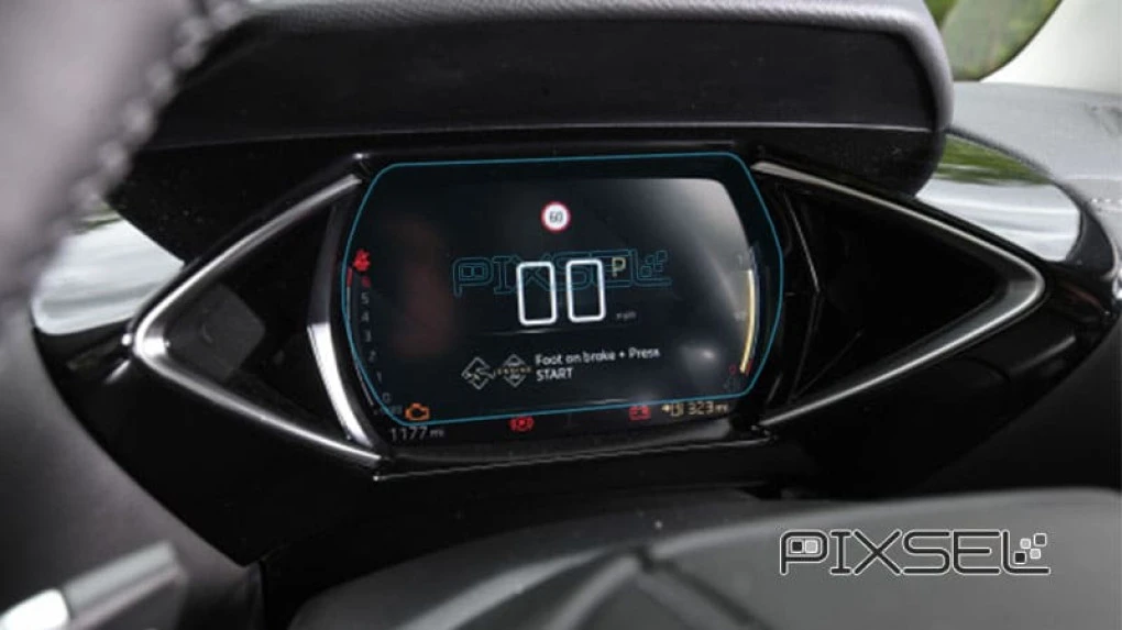 Zaščitno steklo Pixsel za armaturno ploščo DS 3 - 6.7“ 2019 - 2022