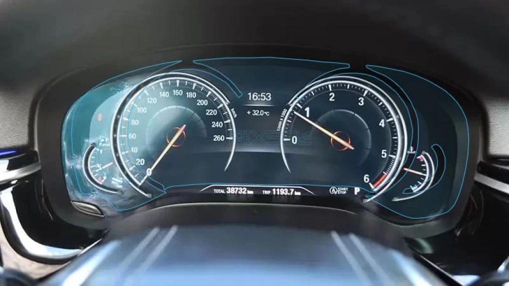 Zaščitno steklo Pixsel za armaturno ploščo BMW 5 / M5 - 14.6“ 2017 - 2020 (G30, G31, G38, F90)