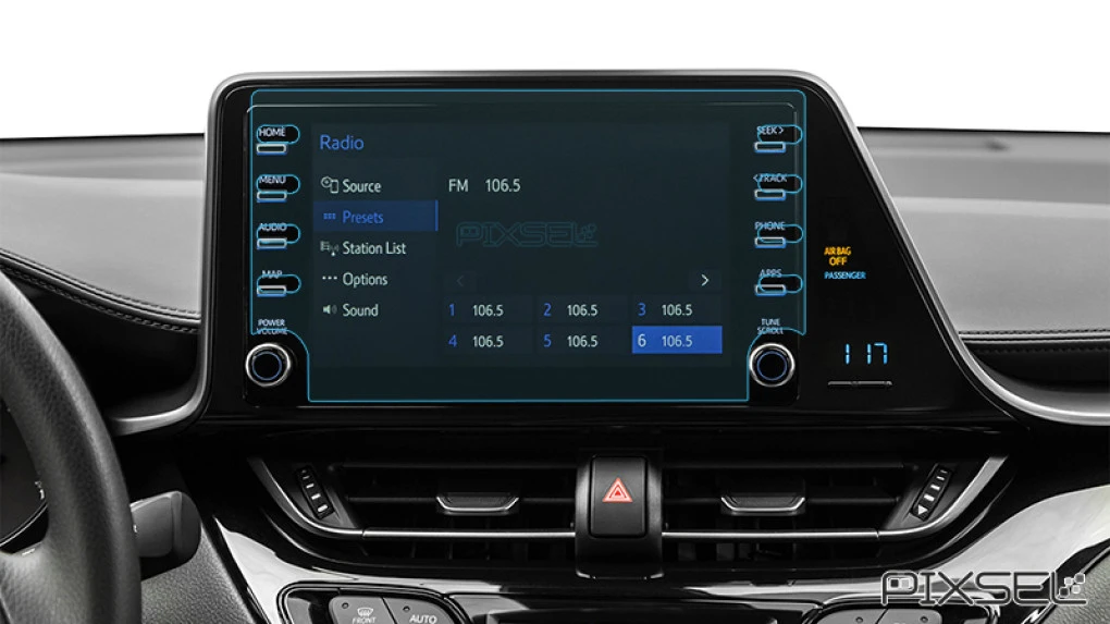 Zaščitno steklo Pixsel za monitor TOYOTA C-HR - 10.3“ 2019 - 2024